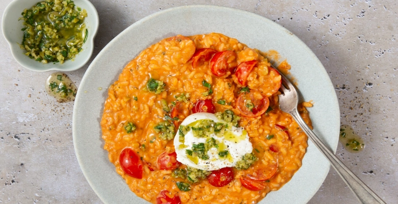 Risotto à la tomate bio