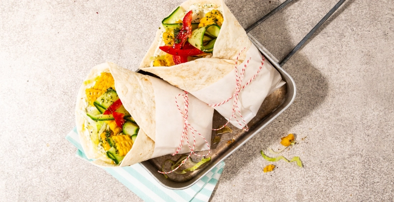 Wraps mit Mais