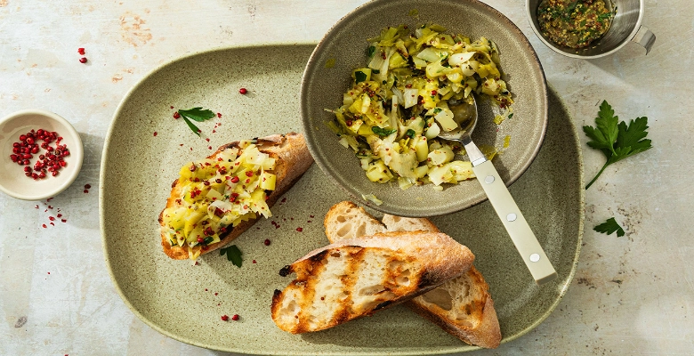 Lauch-Paste vom Grill